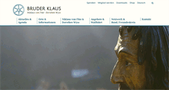Desktop Screenshot of bruderklaus.com