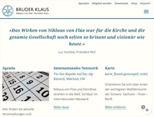 Tablet Screenshot of bruderklaus.com